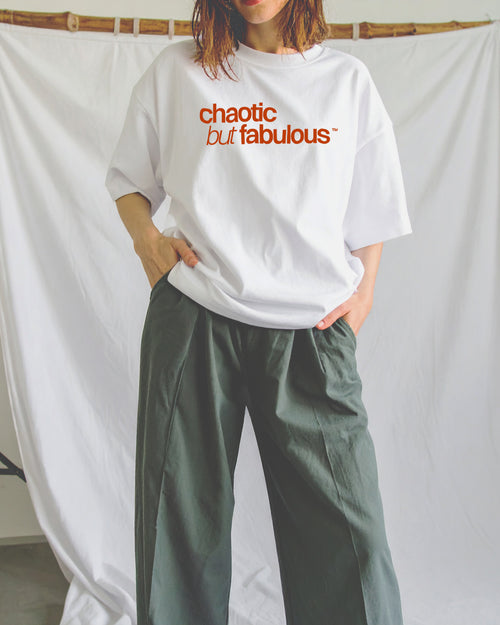 Chaotic but Fabulous Oversized Graphic T-Shirt – Unisex Streetwear, 100% Cotton